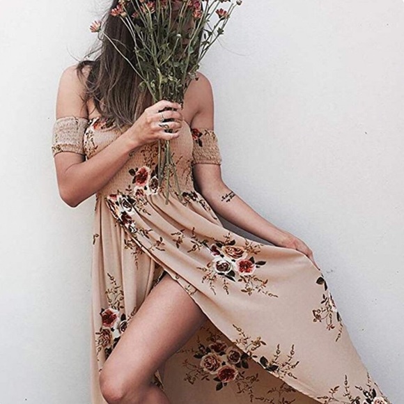 LAST ONE! 5⭐️ Floral Strapless Summer Maxi Dress - Picture 5 of 9